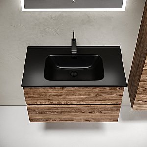 Тумба с раковиной Sancos Urban 90 UR90ECH дуб чарльстон для ванной в интернет-магазине Sanbest