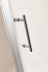 Душевой уголок Cezares Eco 80х100 ECO-RH-2-100/80-C-Cr стекло прозрачное/профиль хром купить в интернет-магазине Sanbest