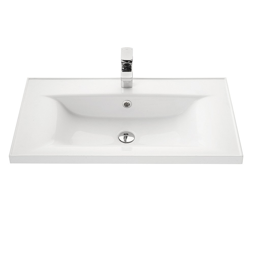 Раковина Акватон Айрис 80 1A722931AG010 белая купить в интернет-магазине Sanbest