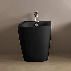 Биде напольное Artceram A16 ASB002 17 00 nero matt *1 черное матовое купить в интернет-магазине Sanbest