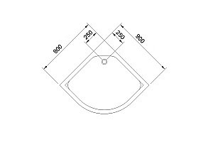 Душевой поддон Royal Bath HK 90 купить в интернет-магазине Sanbest