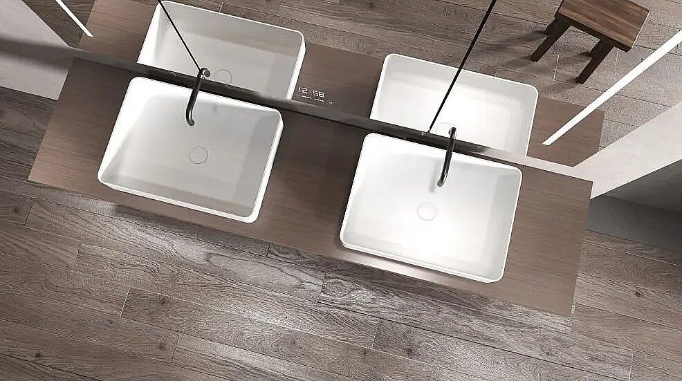 Раковина накладная ABBER Stein AS2629 белая матовая купить в интернет-магазине Sanbest