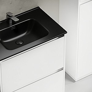 Тумба с раковиной Sancos Libra Floor 70 LB70FW белая для ванной в интернет-магазине Sanbest