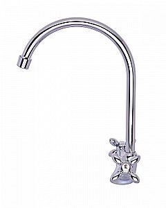 Смеситель для кухни Agger Retro A1900000 хром купить в интернет-магазине сантехники Sanbest