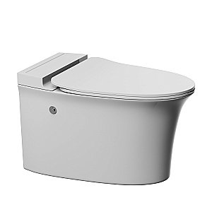 Унитаз подвесной Abber Bequem AC1124P белый, с крышкой микролифт купить в интернет-магазине Sanbest