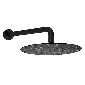 Верхний душ Giulini Futuro 1711-25XNO черный купить в интернет-магазине сантехники Sanbest