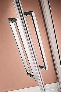 Душевой уголок Cezares Stylus-m 100x100 STYLUS-O-M-R-2-100-C-Cr стекло прозрачное/профиль хром купить в интернет-магазине Sanbest