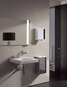 Держатель для бумажных полотенец KEUCO MOLL 12785010100/12785010200 алюминий анодированный/белый купить в интернет-магазине сантехники Sanbest