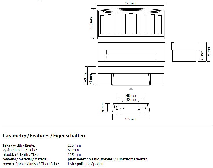 Мыльница Bemeta Cytro 102208292 купить в интернет-магазине сантехники Sanbest