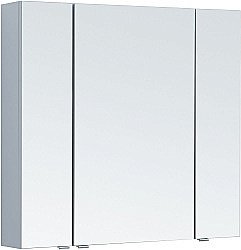 Зеркальный шкаф Aquanet Алвита new 90 серый купить в интернет-магазине сантехники Sanbest