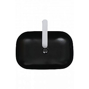 Раковина накладная WeltWasser WW ELBACH M21433 MB 61 черная матовая купить в интернет-магазине Sanbest