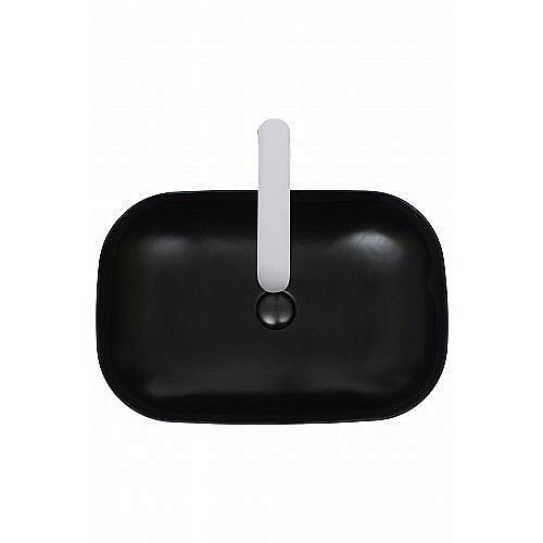Раковина накладная WeltWasser WW ELBACH M21433 MB 61 черная матовая купить в интернет-магазине Sanbest
