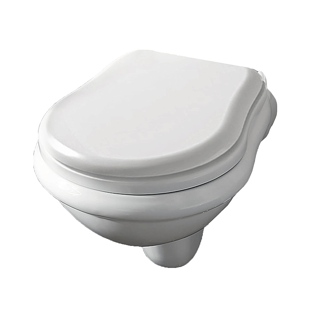 Унитаз подвесной Kerasan Retro 1015 белый купить в интернет-магазине Sanbest