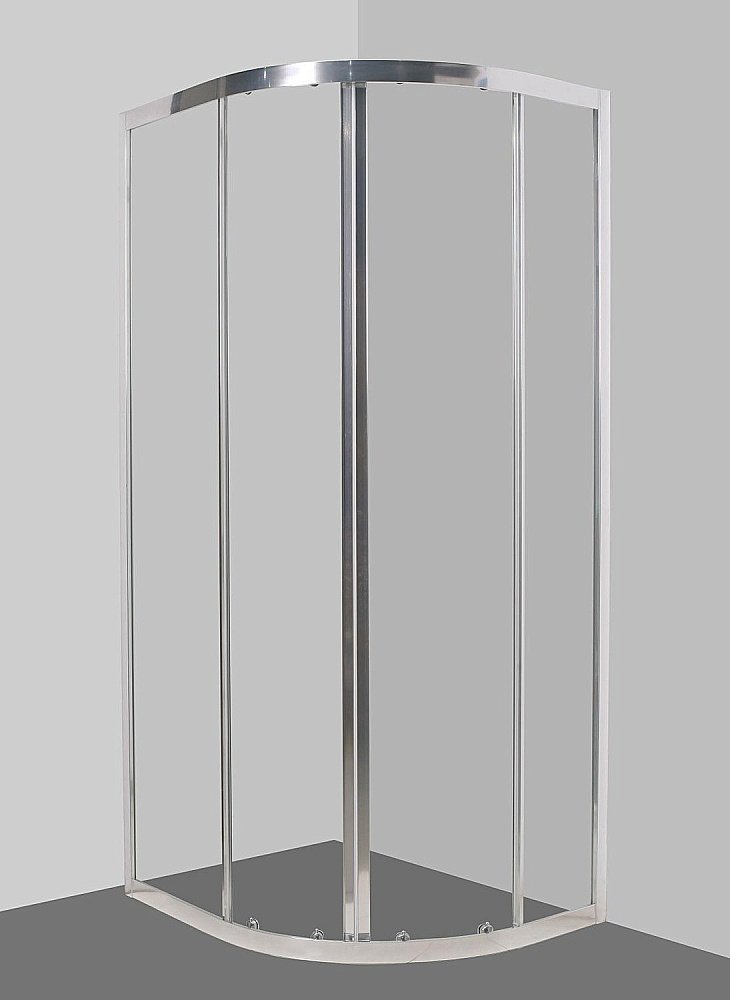Душевой уголок BelBagno DUE-R-2-90-P-Cr 90х90 стекло текстурное/профиль хром купить в интернет-магазине Sanbest