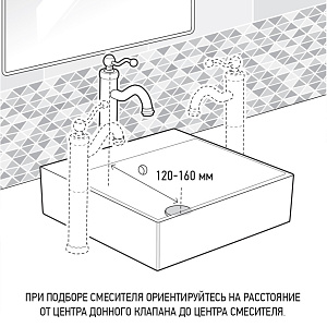 Смеситель для раковины PAINI Bari RTYO205LL черный купить в интернет-магазине сантехники Sanbest