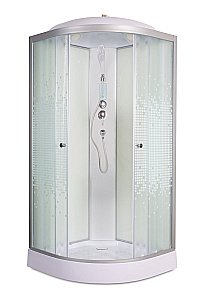 Душевая кабина DTO L 909 с пультом 90х90 купить в интернет-магазине Sanbest