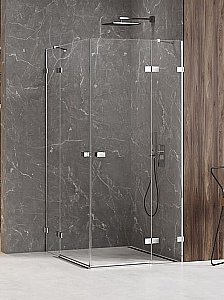Душевой уголок NEW TRENDY AVEXA EXK-1533 110х110 стекло прозрачное/профиль хром купить в интернет-магазине Sanbest