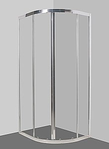 Душевой уголок BelBagno DUE-R-2-90-P-Cr 90х90 стекло текстурное/профиль хром купить в интернет-магазине Sanbest