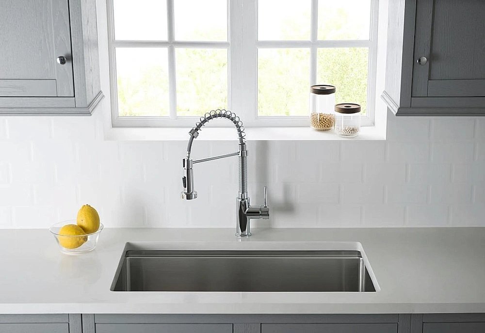 Смеситель для кухни Aquatek Европа AQ1387CR хром купить в интернет-магазине сантехники Sanbest