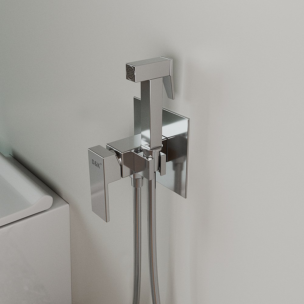 Гигиенический душ D&K Bayern.Liszt DA1514501 хром купить в интернет-магазине сантехники Sanbest
