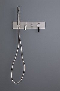 Смеситель для ванны Allen Brau Priority 5.31006-BN купить в интернет-магазине сантехники Sanbest