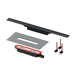 Душевой лоток TECE Drainprofile 100 комплект, черный матовый купить в интернет-магазине Sanbest