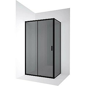 Душевой уголок Ambassador Forsa ABB 17022221ABB-110ABB 150х110 стекло тонированное/профиль черный купить в интернет-магазине Sanbest