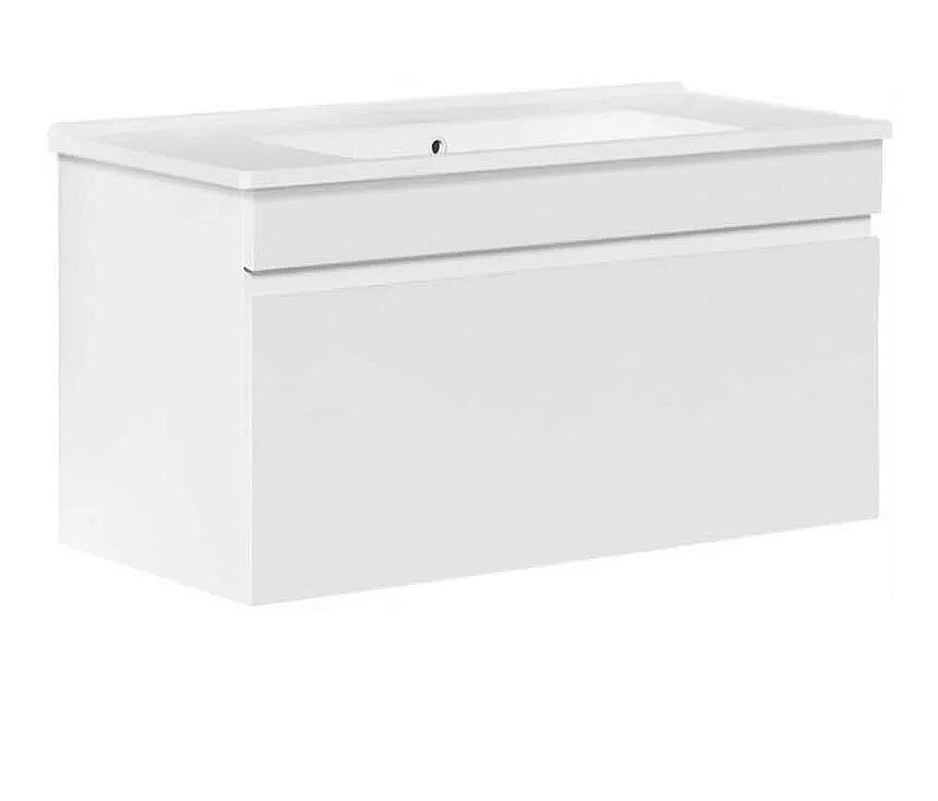 Раковина мебельная Bien Neptun 99 NPLK10001FD1W3000 белая купить в интернет-магазине Sanbest