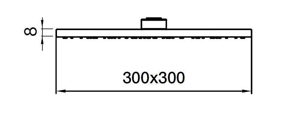 Верхний душ Webert SHOWER SET AC1010560BRASS черный матовый купить в интернет-магазине сантехники Sanbest