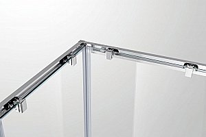 Душевой уголок Cezares Molveno 100x100 MOLVENO-A-2-100-C-Cr-IV стекло прозрачное/профиль хром купить в интернет-магазине Sanbest