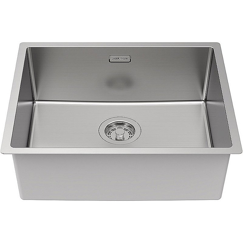 Кухонная мойка Paulmark Lassan 54 LA54-BS брашированная сталь купить в интернет-магазине сантехники Sanbest