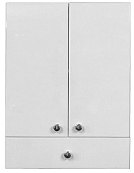 Шкаф подвесной Loranto Моника CS00049709 60/1 белый для ванной в интернет-магазине сантехники Sanbest
