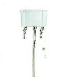 Бачок для унитаза Burlington C5 хром купить в интернет-магазине сантехники Sanbest