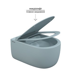 Унитаз Berges EGO XL 83229 голубой купить в интернет-магазине Sanbest