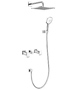 Душевая система встраиваемая WONZON & WOGHAND SHAKESPEARE, Хром (WW-654701-CR) купить в интернет-магазине сантехники Sanbest