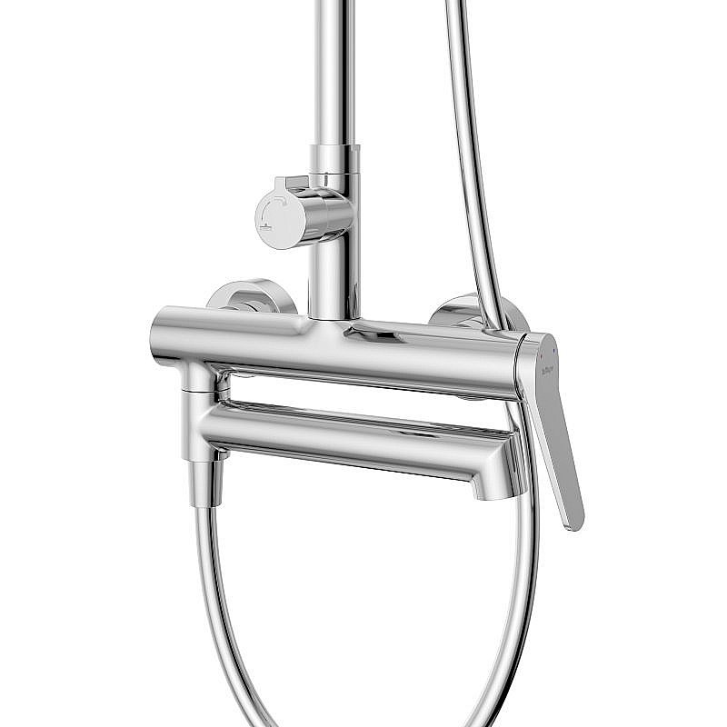 Душевая система BelBagno UNIQUE-VSCM-CRM хром купить в интернет-магазине сантехники Sanbest