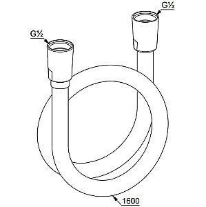 Душевой шланг Kludi Suparaflex 61072N0-00 золото брашированное купить в интернет-магазине сантехники Sanbest