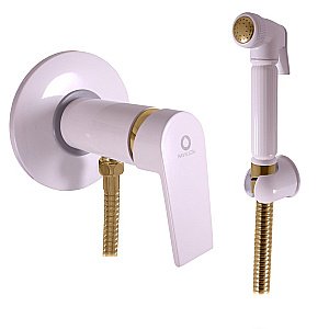 Гигиенический душ Rav-Slezak COLORADO CO147/1BZ золото/белый купить в интернет-магазине сантехники Sanbest