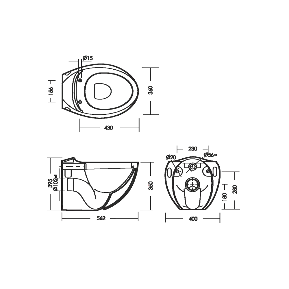 Унитаз Sanita luxe Ringo RNGSLWH0104R безободковый, с крышкой микролифт, белый купить в интернет-магазине Sanbest