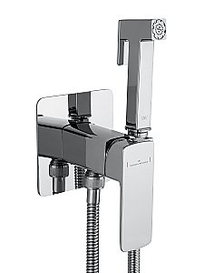 Смеситель с гигиеническим душем встраиваемый WONZON & WOGHAND EDGE, Хром (WW-88829003-CR) купить в интернет-магазине сантехники Sanbest