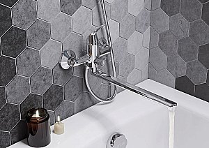 Смеситель для ванны Santek Нико WH5A12005C001 хром купить в интернет-магазине сантехники Sanbest