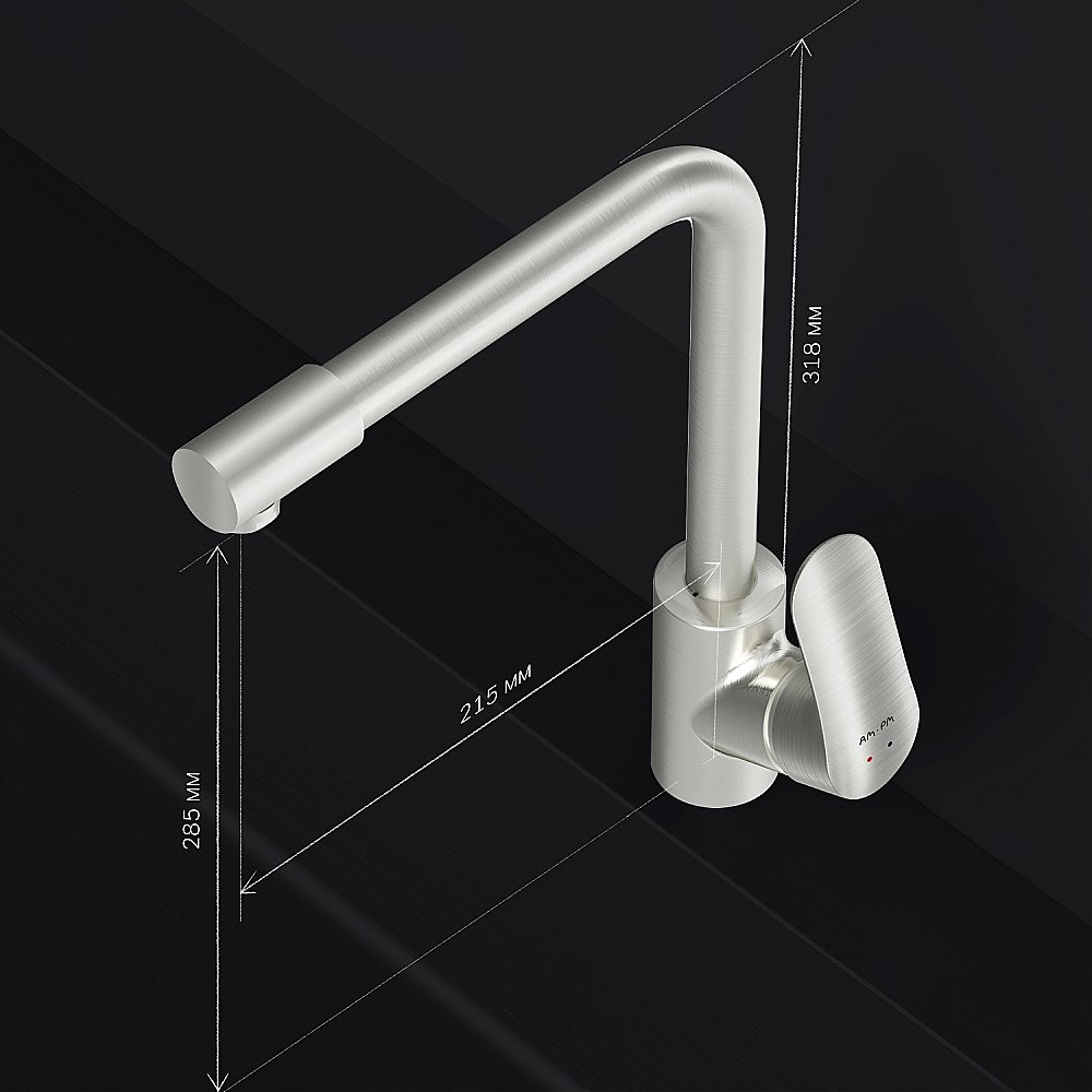 Смеситель для кухни AM.PM Like F8005711 купить в интернет-магазине сантехники Sanbest