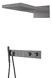 Душевая система Boheme ZODIAC 133-GM графит купить в интернет-магазине сантехники Sanbest