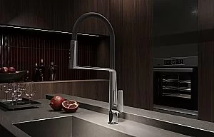 Смеситель для кухни Vincea VKF-118CH хром купить в интернет-магазине сантехники Sanbest