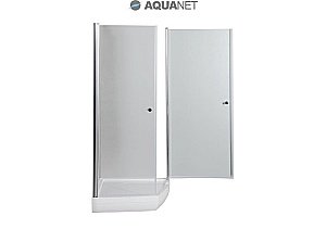 Душевой уголок Aquanet IVA NK1222 100x90 стекло прозрачное/профиль хром купить в интернет-магазине Sanbest