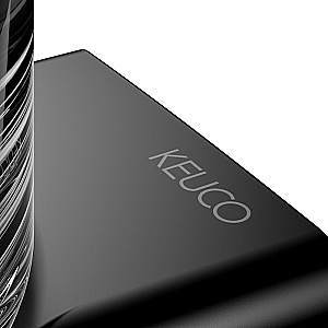 Стакан для зубных щеток с держателем Keuco Aveno 14650379000 Черный матовый купить в интернет-магазине сантехники Sanbest