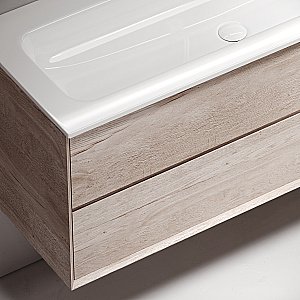 Тумба с раковиной Sancos Marmi 2.0 MR2.0120EG дуб галифакс натуральный для ванной в интернет-магазине Sanbest