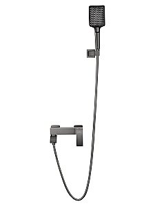 Смеситель для ванны с душем WONZON & WOGHAND FIT, Темный графит (WW-88639009-BGM) купить в интернет-магазине сантехники Sanbest