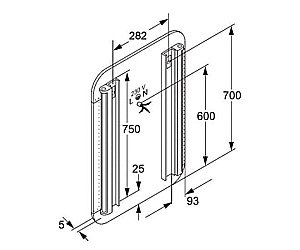 Зеркало Kludi Plus 49SP243 в ванную от интернет-магазине сантехники Sanbest