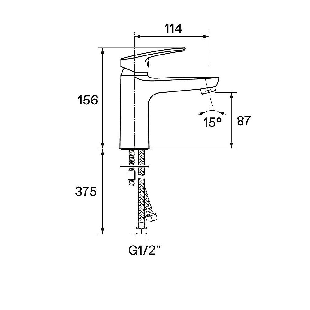 Смеситель для раковины Santek Марион WH5A02006C001 хром купить в интернет-магазине сантехники Sanbest